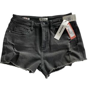 Vigoss women’s ace shorts, “washed black” 3” inseam size 28